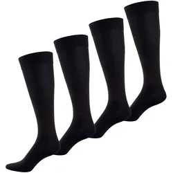 NUR DER Herren Kniestrümpfe Bambus* Knie 4er Pack