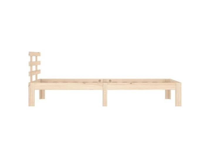 Cadre de lit Bois massif 100x200 cm_2 ans garantie_33741