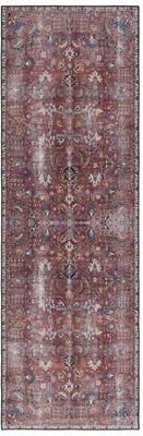 SAFAVIEH Tucson Machine Washable Slip Resistant Lukke Oriental Distressed Rug