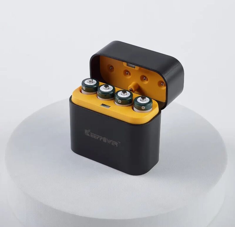 Keeppower Aa Genopladelige Batterier + Oplader 4stk