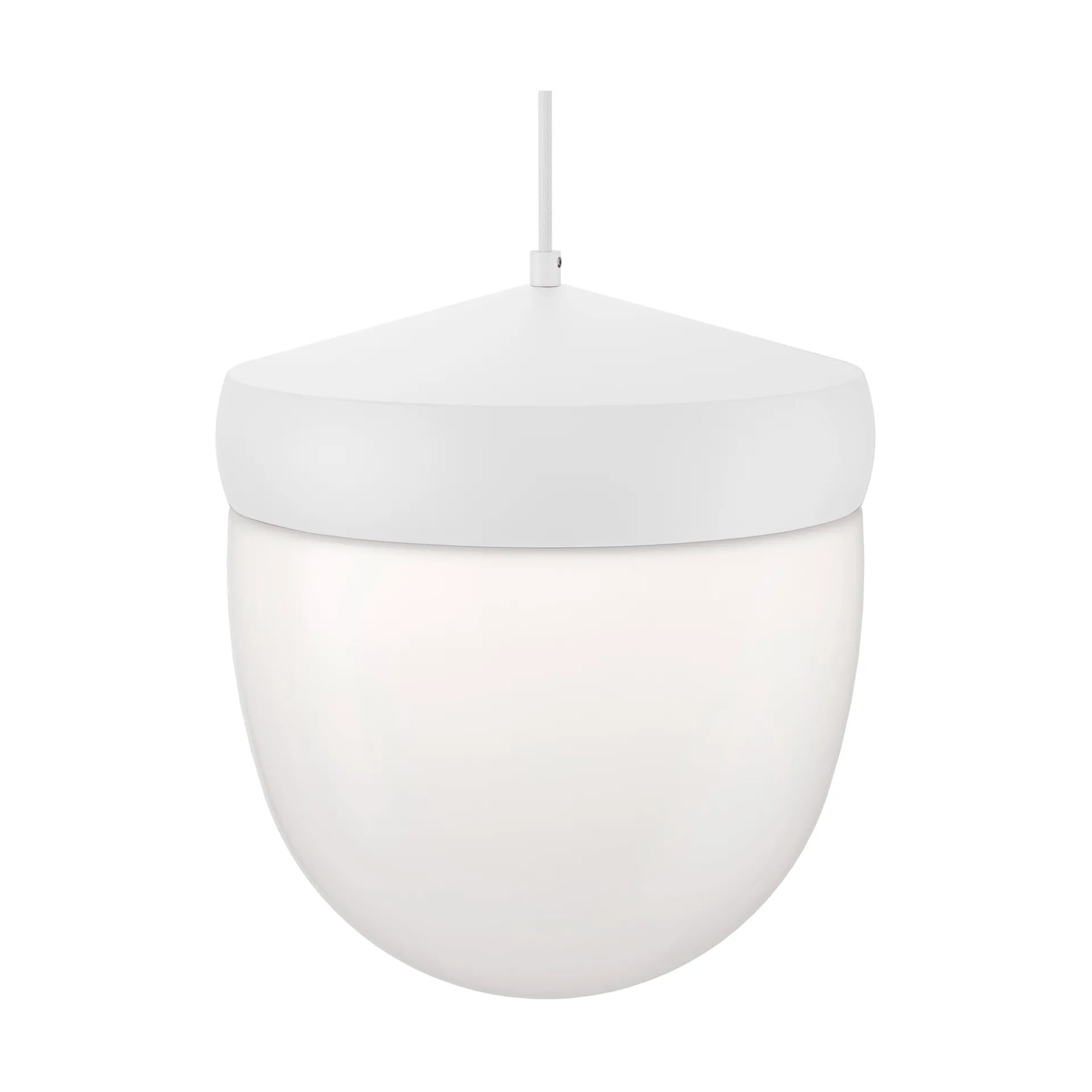 Noon Pan hanglamp frosted wit, diameter: 30 cm