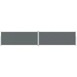 vidaXL Seitenmarkise Ausziehbar Anthrazit 200x1000 cm