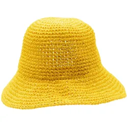 Nomad Sari Floppy Straw Sun Hat - Yellow