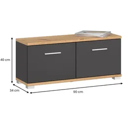Caro Möbel, Sitzbank, Bilbao (90 cm)