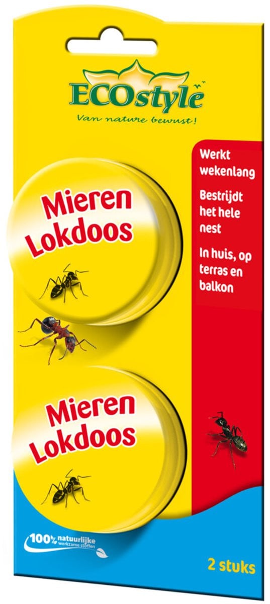 Ecostyle Mierenlokdoos Voordeelverpakking 4 x 2 stuks