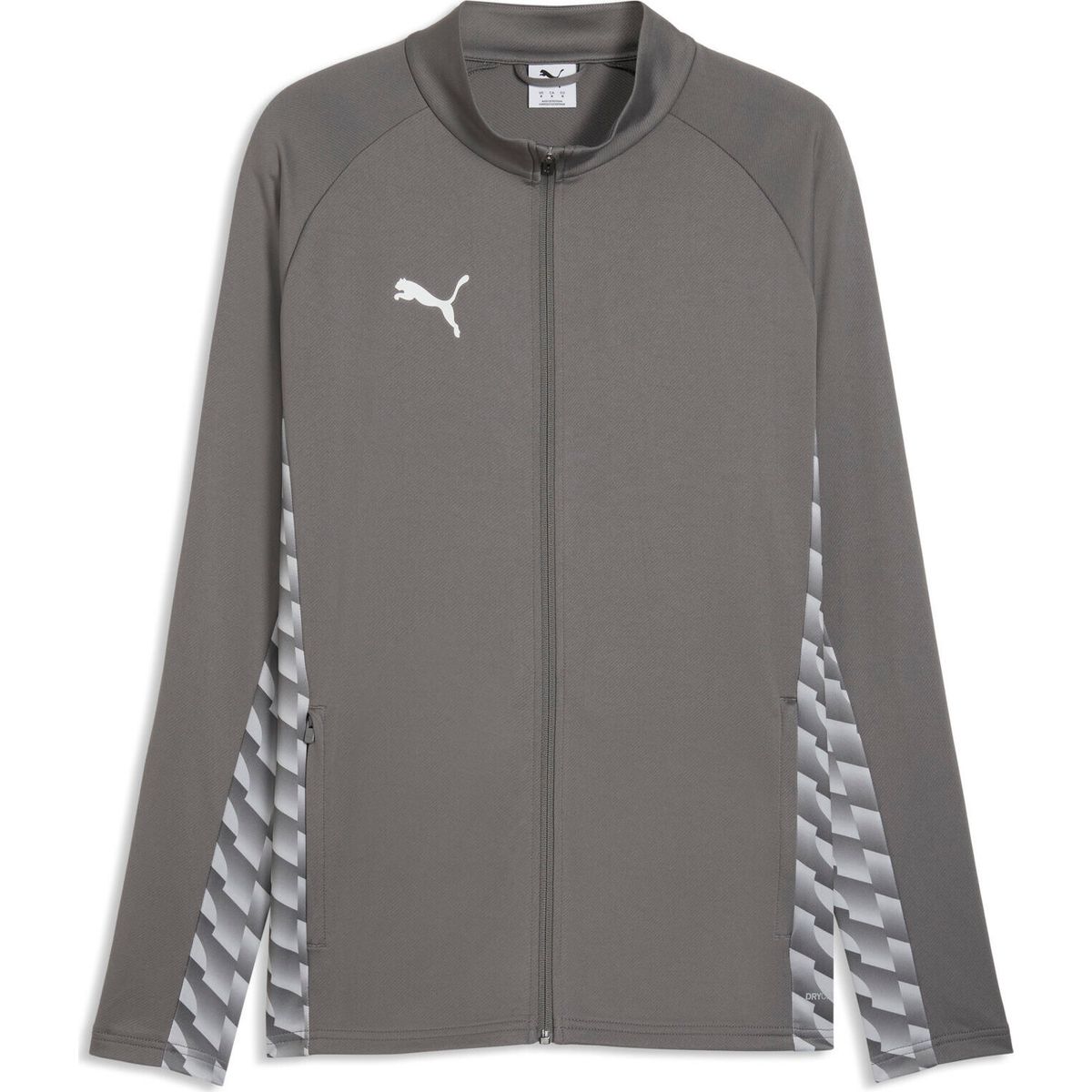 Puma teamLIGA26 Training Jacket flat medium gray-puma white-flat light gray (13) M 659727-13-M