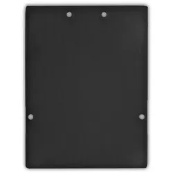 ISOLED Zubehör für Profil LAMP40 - Aluminium-Endkappe EC74 (2 Stk.), inkl. Schrauben, Schwarz ISO-114394