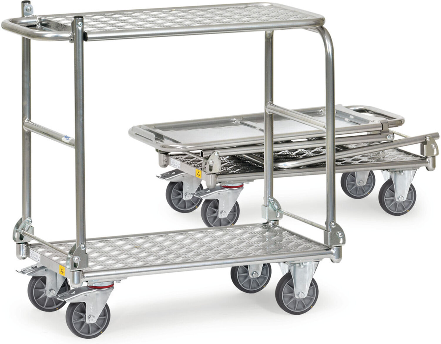 Fetra ESD-Klapp-Tischwagen 91180 -ALU)