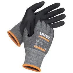 UVEX Schnittschutzhandschuhe athletic D5XP Gr. 11 Nitrilschaum grau/schwarz 6003.0