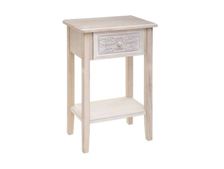 Table de chevet  Hina  blanc H67 5cm - Atmosphera Créateur d'intérieur