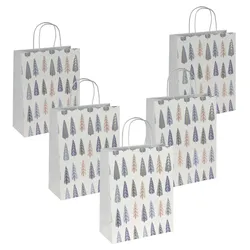 SIGEL Geschenktüten 26,0 x 33,0 cm Pine trees