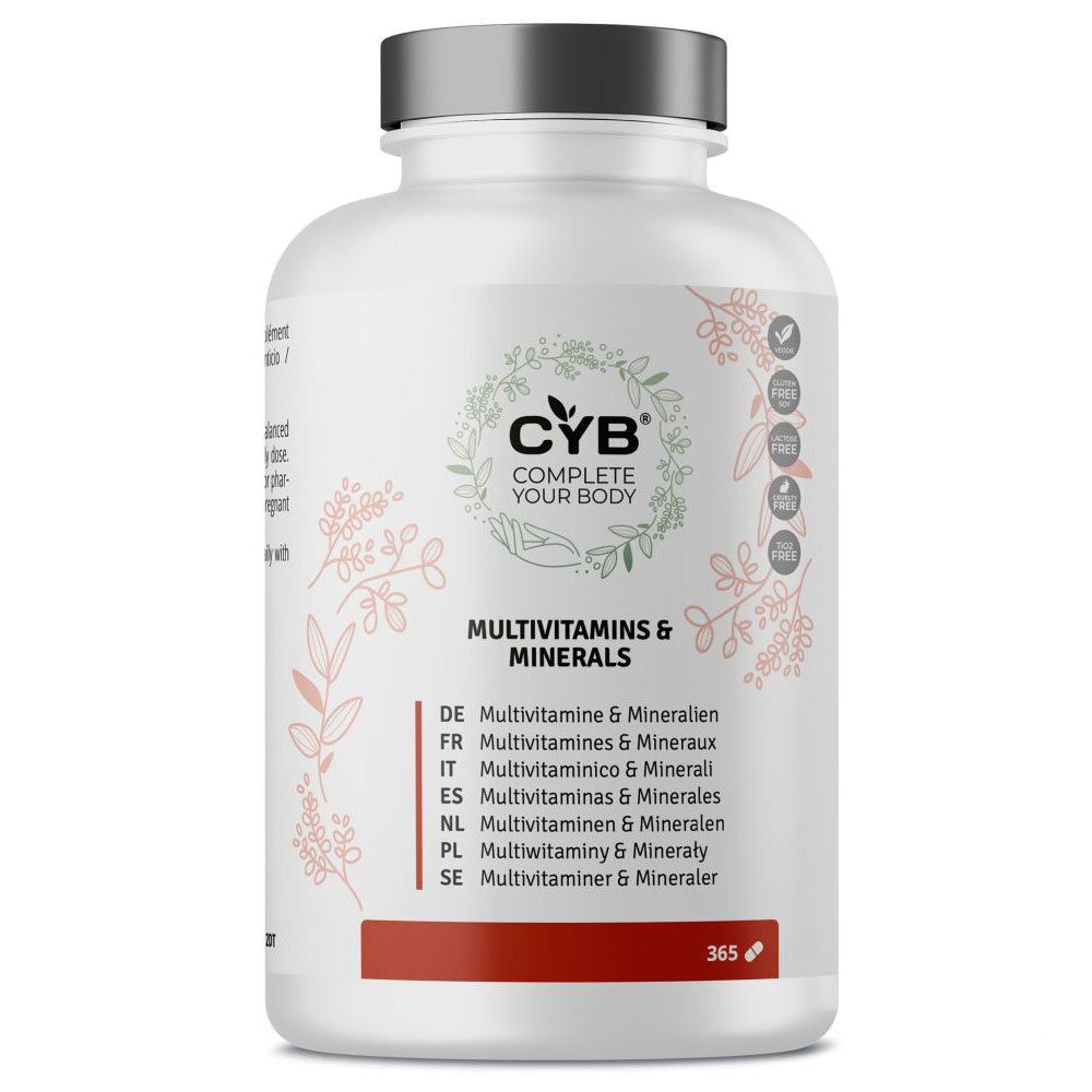 CYB Multivitamine & Mineralien hochdosiert Tabl. 365 St Tabletten
