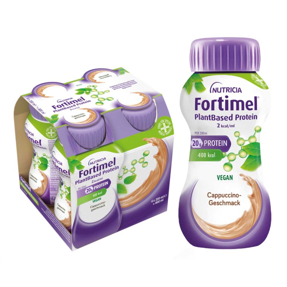 Danone Deutschland GmbH Fortimel Plantbased Protein 2 Kcal Cappuccino 19450220
