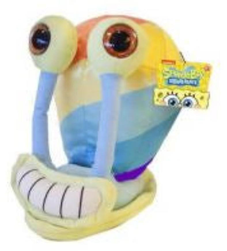 Tinisu Gary knuffel - 30 cm pluche Spongebob knuffel, regenboogkleuren
