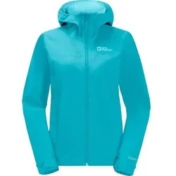 JACK WOLFSKIN Damen Funktionsjacke ELSBERG 2.5L JKT W, Größe XS in Blau scuba
