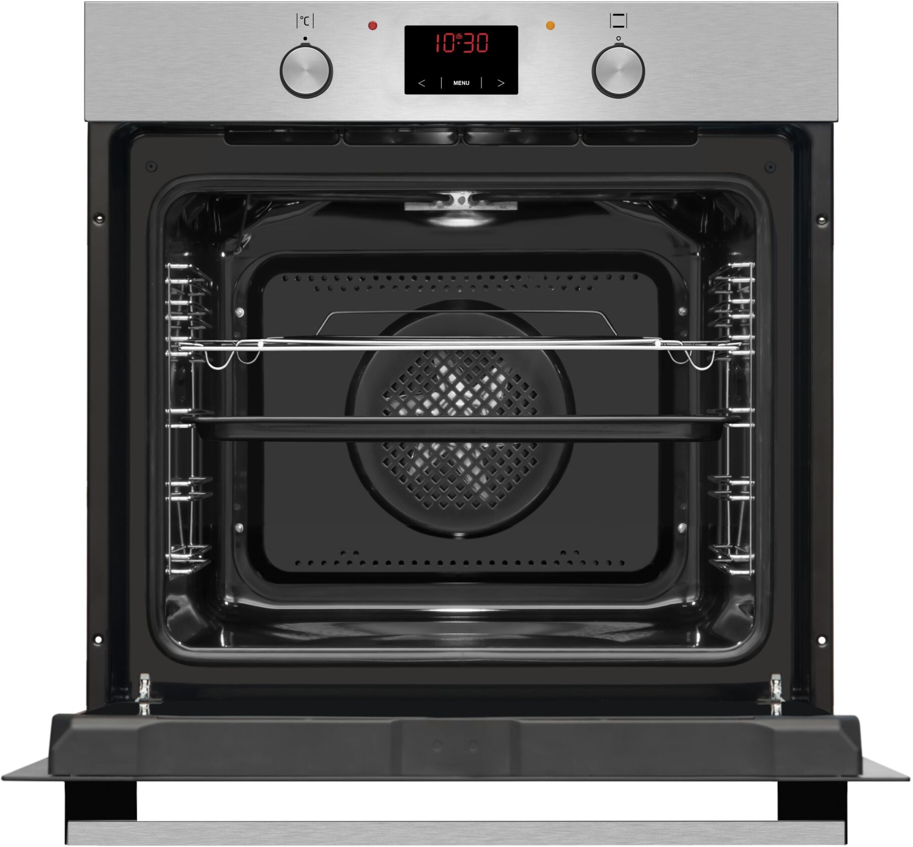 AMICA Backofen, Energieeffizienz: A, schwarz, B:59,5cm H:59,5cm T:57,5cm, Backöfen, Großer Garraum, klare Sicht und einfache Reinigung für ruhiges Backen, Backofen