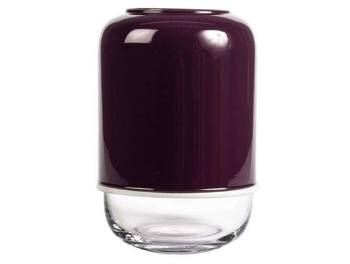 Muurla Vase ajustable Capsule 18-28cm Violet-transparent