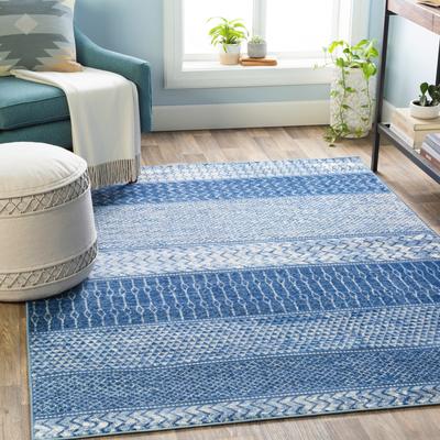 Livabliss Lovato Bohemian Block Print Area Rug