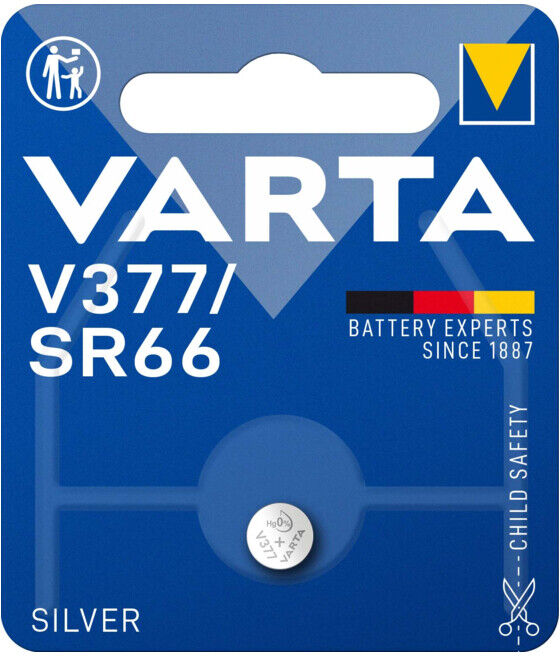 Varta Batterie Electronics V 377 1,55 V 21 mAh oxyde d'argent (00377101401)