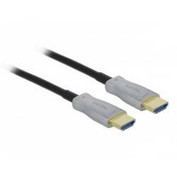Delock HDMI Anschlusskabel HDMI-A Stecker 70 m Schwarz, Grau 84136 4K UHD, vergoldete Steckkontakte HDMI-Kabel