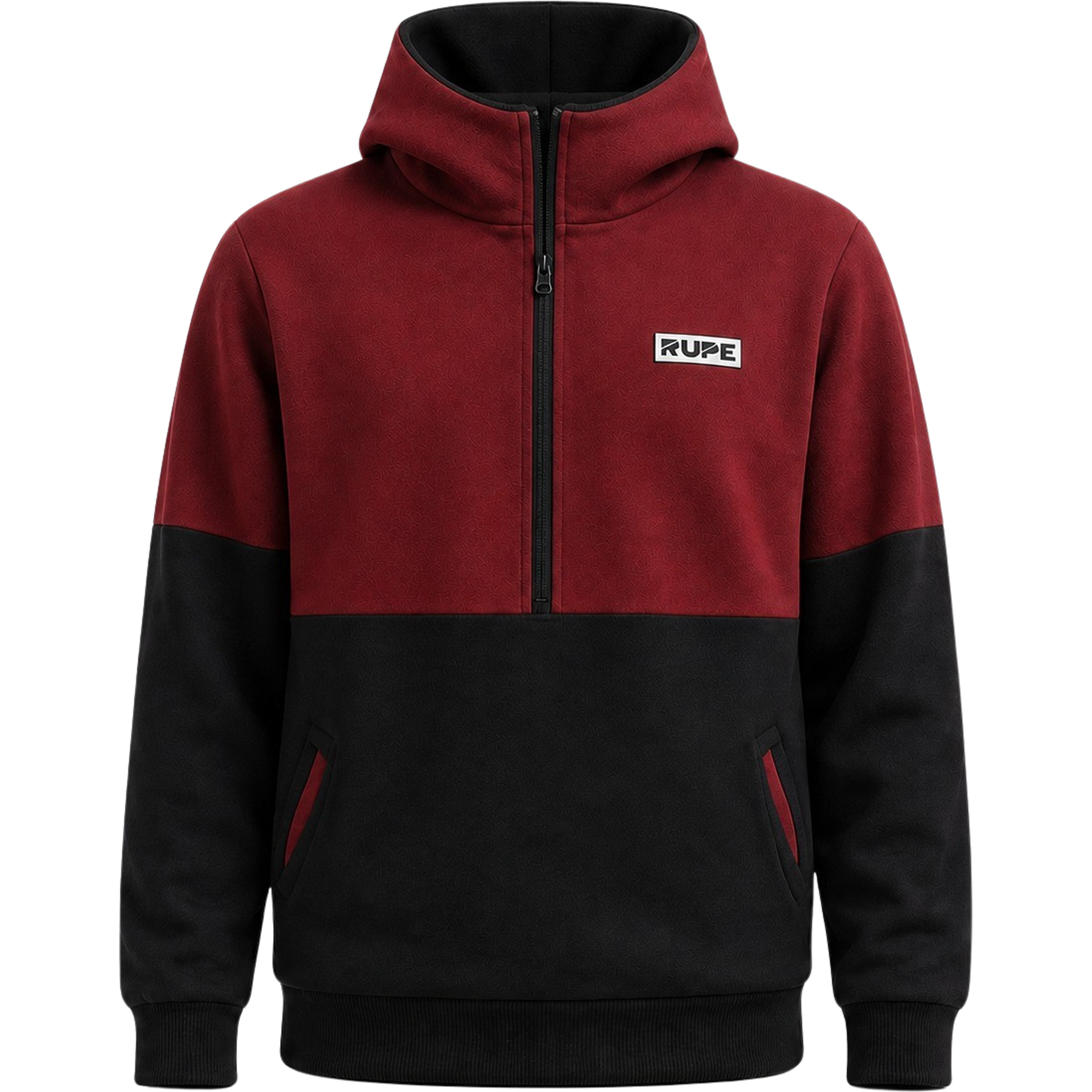 Rupe Pitch Half Zip Hoodies schwarz Größe L Lifestyle Hautfreundlich