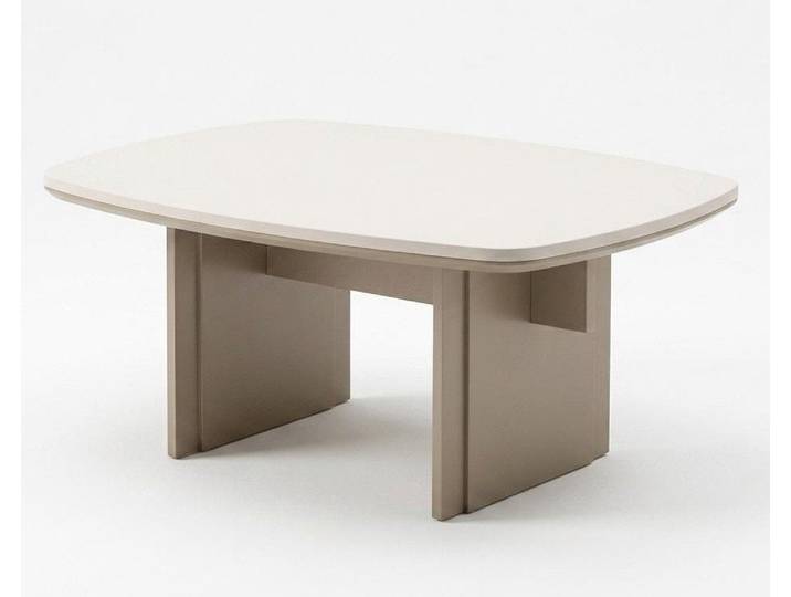 JVmoebel Couchtisch Designer Couchtisch Modern Beige Imposant Stabil Solide Schlicht Glatt, Made in Europa