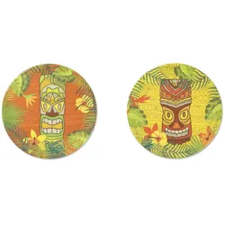 Excelsa Set mit 6 Pizzatellern Tiki Porzellan 31,5 cm Bunt