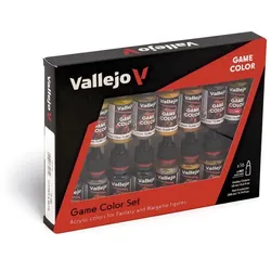 Vallejo Game Color Set - Leather & Metal