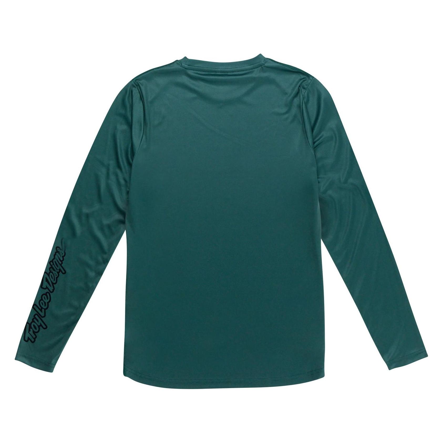 Troy Lee Designs Womens Lilium LS Jersey, Mono, jade, XS (XS) (358472011)