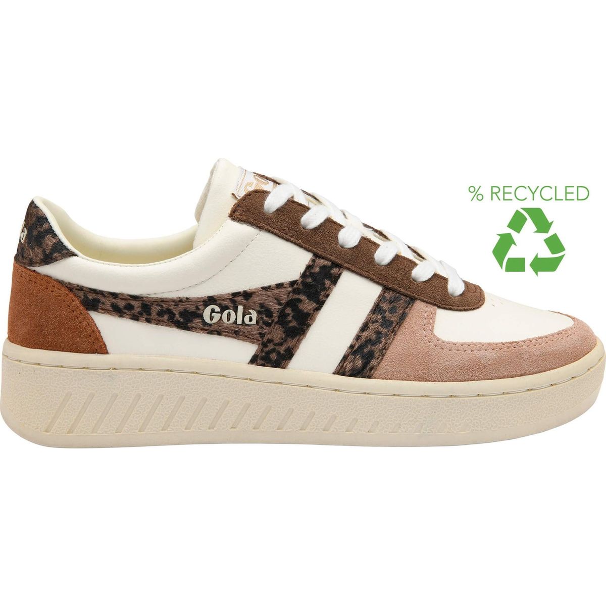 Gola Grandslam Safari Quadrant Sneaker Women off white/cameo/speckle/umber (WC) 36 CLB908-WC-36-offwhitecameospeckleumber