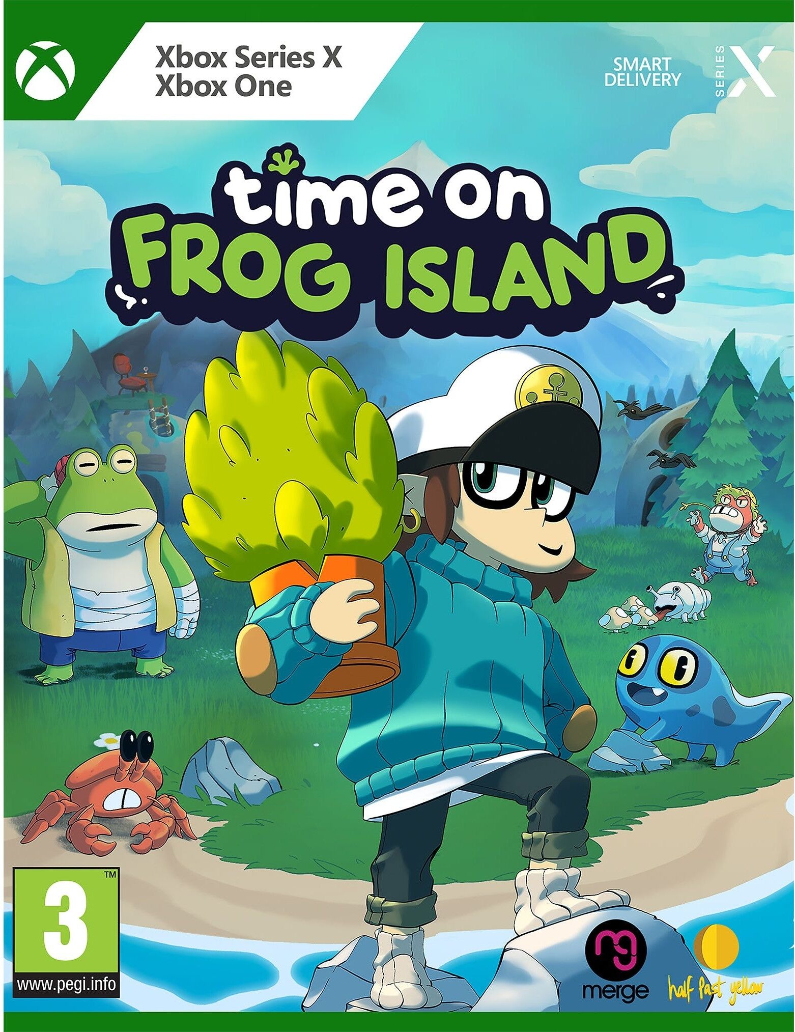 Merge Games Time on Frog Island Xbox One / Xbox Series X (Disc) - Single Player Puzzle Adventure Game for Ages 3+