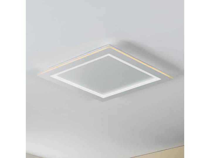 EGLO connect Smart Home Deckenlampe Connect Padrogiano-Z, dimmbar, weiß / opal, für Wohn- / Esszimmer, Metall, Modern, Smart Home Deckenlampe