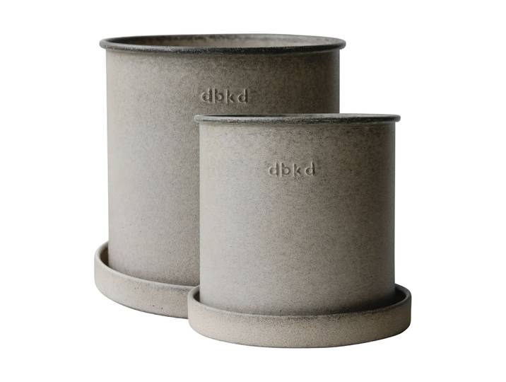 DBKD Plant Pot pot small lot de 2 Beige