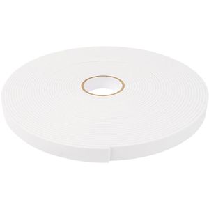 Ideen-mit-Herz Doppelseitiges-Klebeband 3D-Schaum, extra stark, weiß, PP, 12mm x 10m