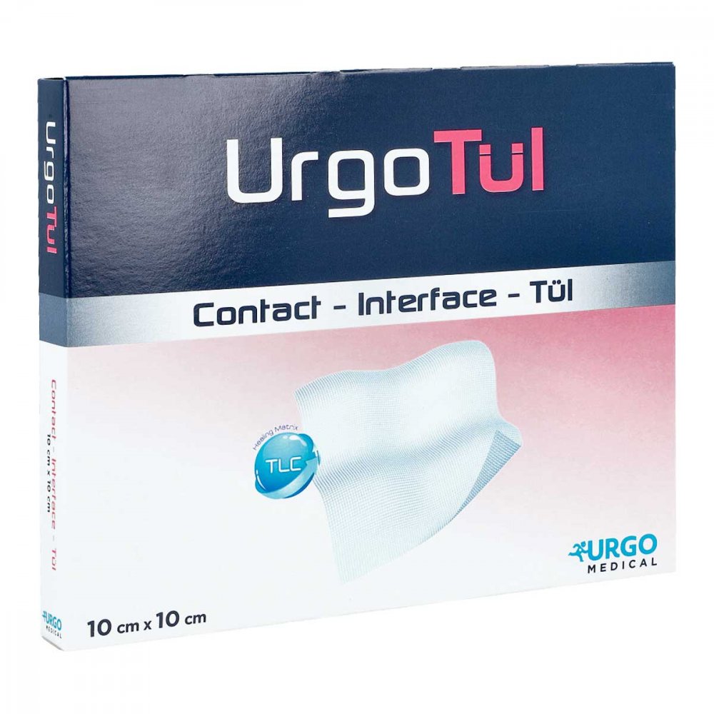 Urgo GmbH Urgotül 10x10 cm Wundgaze 00879506