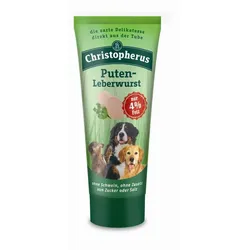 Christopherus Putenleberwurst | 12x 75g Hundeleckerlie
