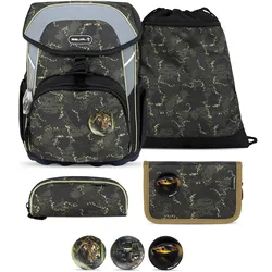 Belmil Belmil Maxi ergonomisches Schulranzen-Set 5-teilig "Night Hunter" Koffer24
