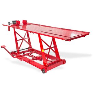 DEMA Hebebühne 24359, für Motorrad, 17-78 cm Hubhöhe, hydraulisch, mit Fußpedal, Tragkraft 450kg