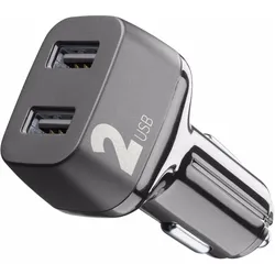 Cellularline Car Multipower 2, Auto Adapter, Schwarz