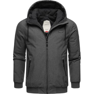 Winterjacke RAGWEAR "Stewie", Herren, Gr. XXL (56), grau (schwarz), Obermaterial: 100% Polyester. Futter: 100% Polyester. Wattierung: 100% Polyester, figurumspielend hüftbedeckend, Ärmel ohne Ärmelschlitz Rippstrickbündchen, Jacken Winterjacke,...