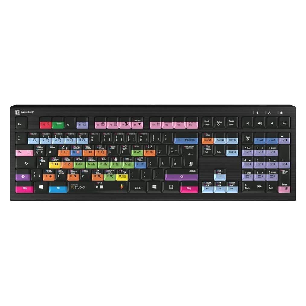 Logickeyboard FL Studio Astra 2 DE (PC) (DE, Kabelgebunden) (LKB-FLS-A2PC-DE)