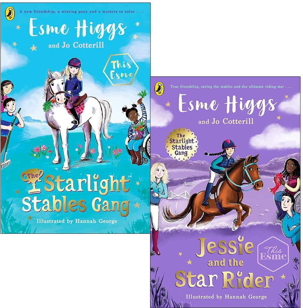 Puffin The Starlight Stables Gang Series 2 Books Collection Set By Esme Higgs, Jo Cotterill (The Starlight Stables Gang & Jessie and the Star Rider)