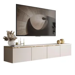 HÄNGESCHRANK TV-Möbel CELINE KASCHMIR 200 cm mit LED-Beleuchtung