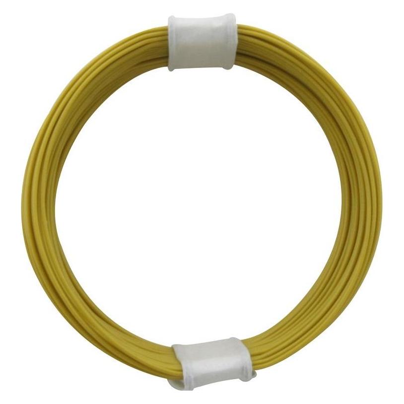 Donau Kupferschalt Litze hochflexibel 0,04 mm² / 10 m gelb (10 m) (112-3)