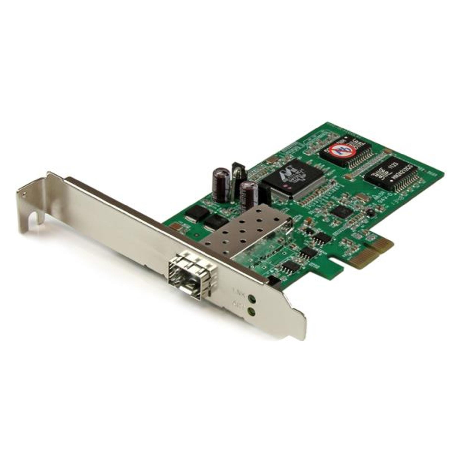 StarTech PCI Express Ethernet Gigabit LWL Netzwerkkarte mit offenem SFP - PCIe Glasfaser SFP NIC - Gigabit... (Mini PCI Express) (PEX1000SFP2)