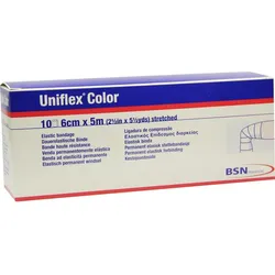 Uniflex Color Blaue Universalbinde 5mx6cm 10 ST