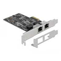 PCI Express x2 Karte auf 2 x RJ45 2,5 Gigabit LAN RTL8125, LAN-Adapter
