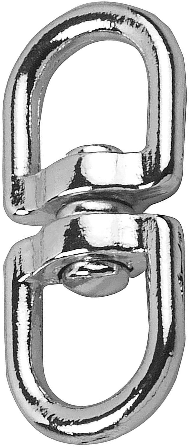 Tecnomat GANCIO GIREVOLE DOPPIO OCCHIO 13x13 mm ZAMA NICHELATA
