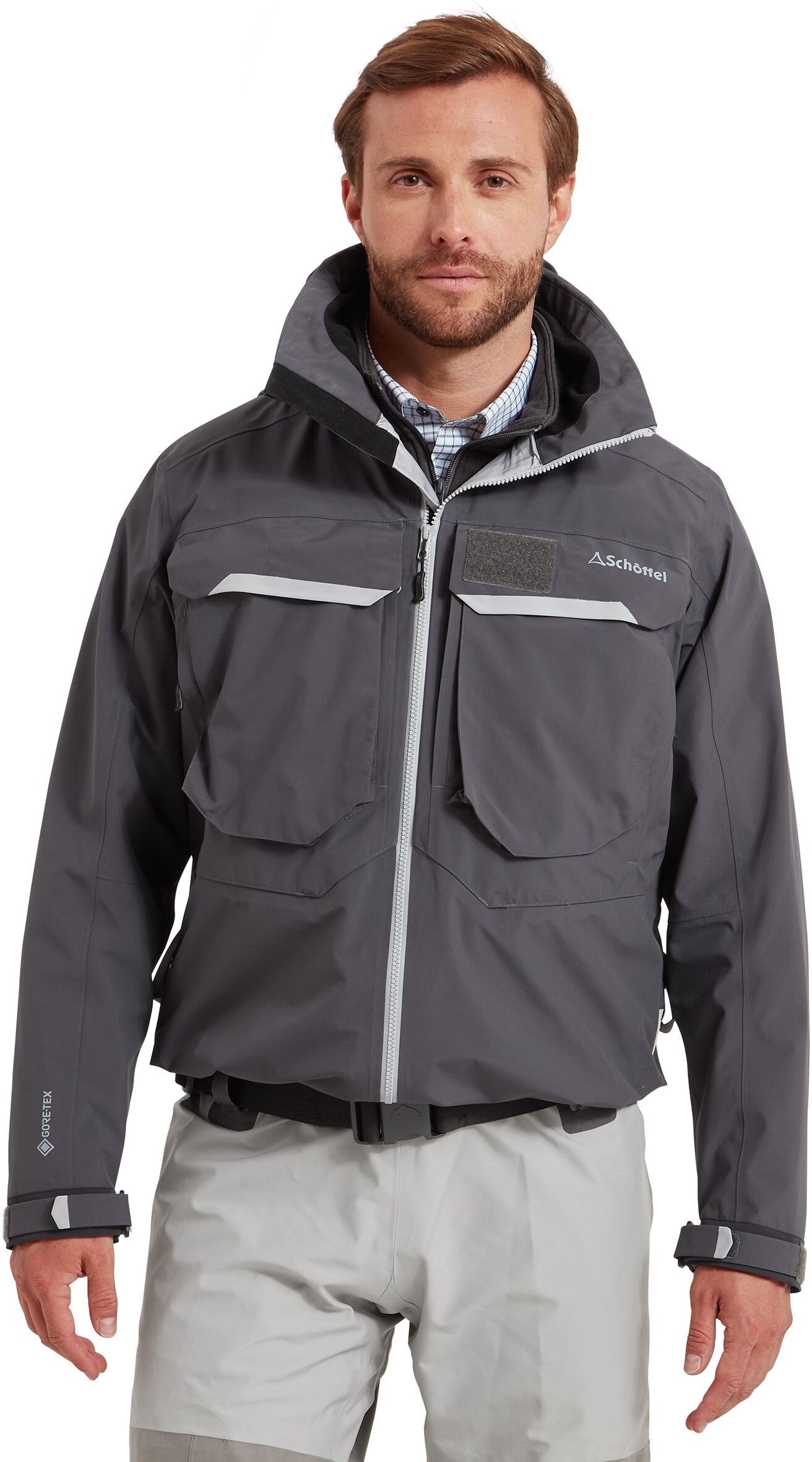 Schöffel Country Salar II Wading Jacket - Grey - Size 44 - Men