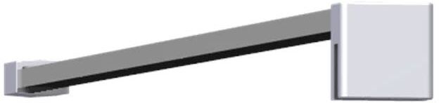 Dansani Match stabilizing bar, 120 cm shortenable for model D 1600527